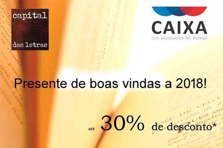Livrarias dos Advogados iniciam 2018 com promoção especial
