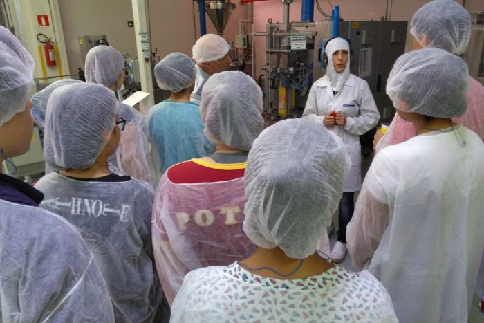 Nutrimental abre a fábrica para Alunos de Ensino Médio