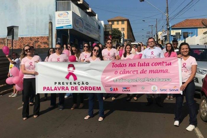 Subseções da OAB promovem diferentes ações do Outubro Rosa com apoio da CAA/PR