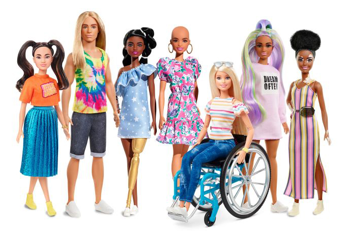 Barbie lança bonecas com vitiligo e careca